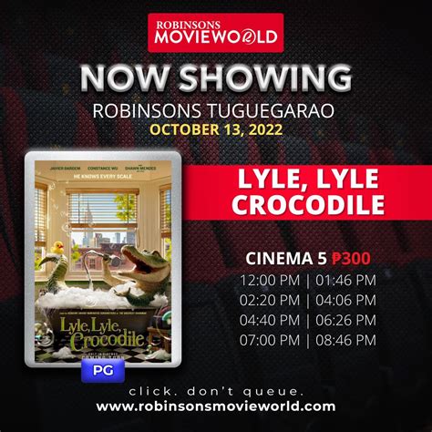 robinsons tuguegarao cinema schedule|Robinsons Movieworld.